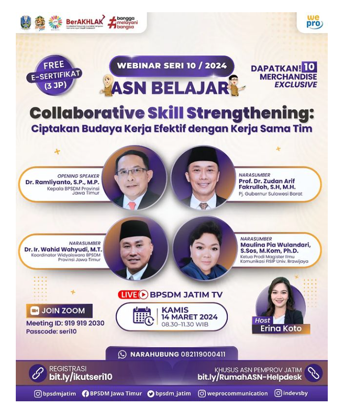 COLLABORATIVE SKILL STRENGTHENING   CIPTAKAN BUDAYA KERJA EFEKTIF DENGAN KERJASAMA TIM