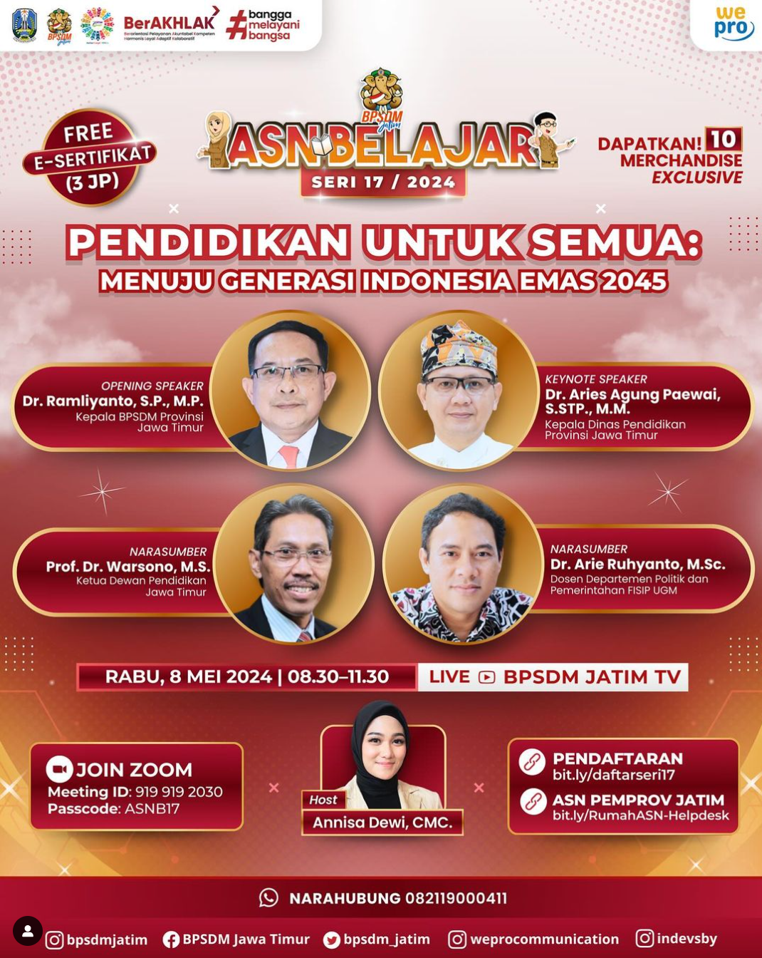 Pendidikan Untuk Semua   MENUJU GENERASI INDONESIA EMAS 2024