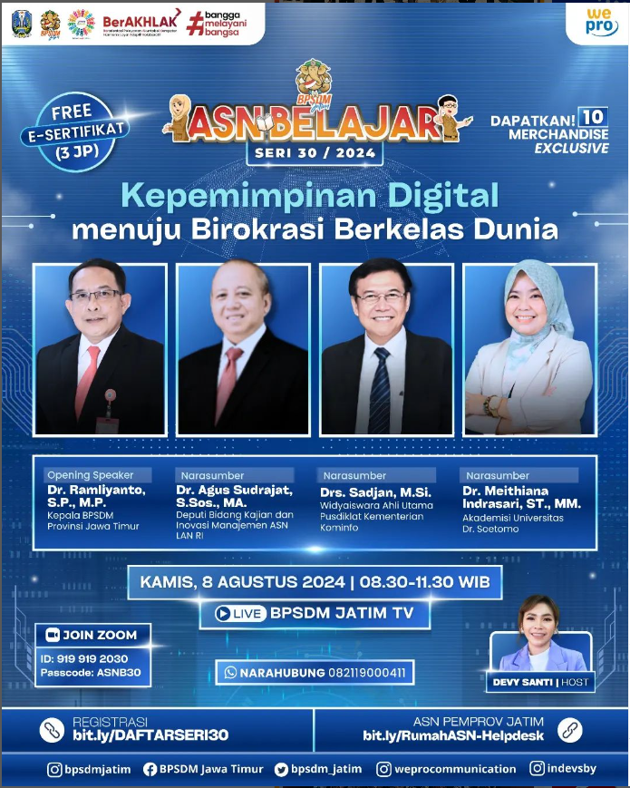 Kepemimpinan Digital Menuju Birokrasi Berkelas Dunia