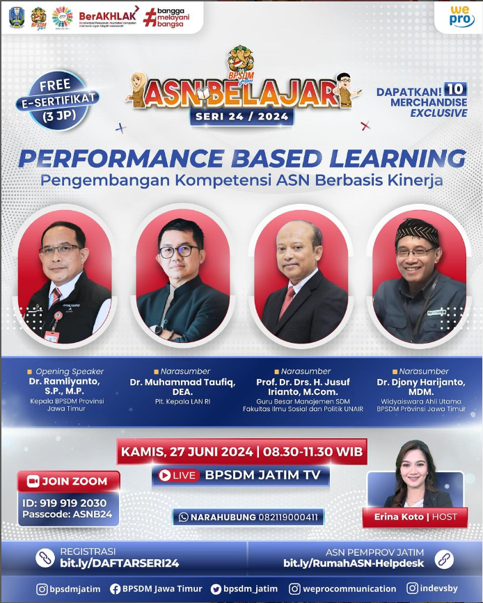 Performance Based Learning  Pengembangan Kompetensi ASN Berbasis Kinerja