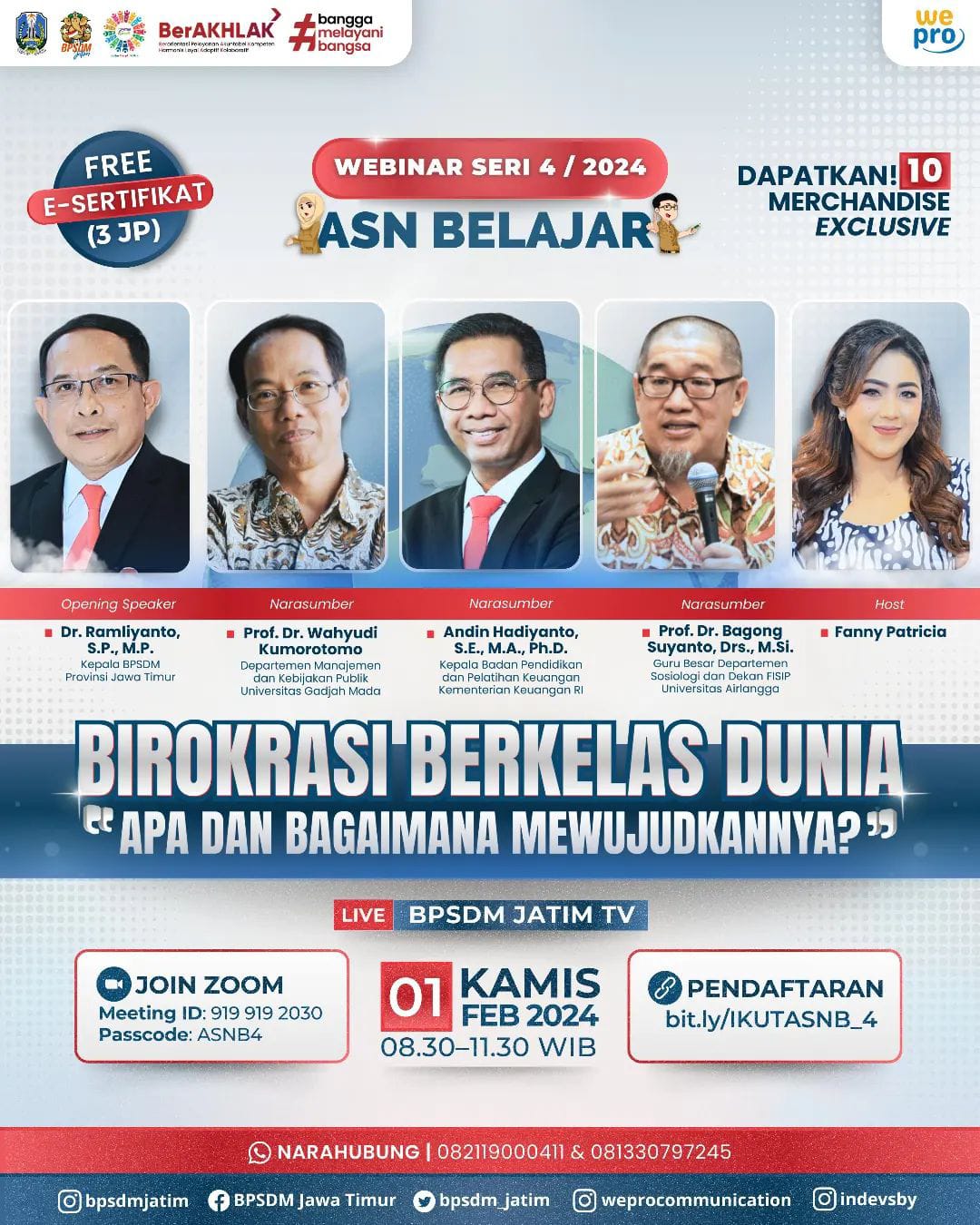 BIROKRASI BERKELAS DUNIA   Apa dan Bagaimana Mewujudkannya 