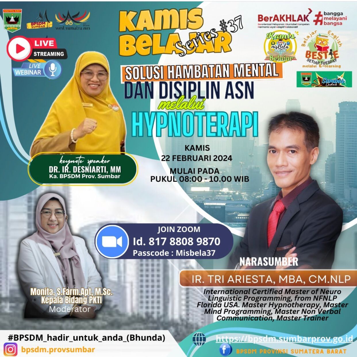 SOLUSI HAMBATAN MENTAL DAN DISIPLIN ASN MELALUI HYPNOTERAPI