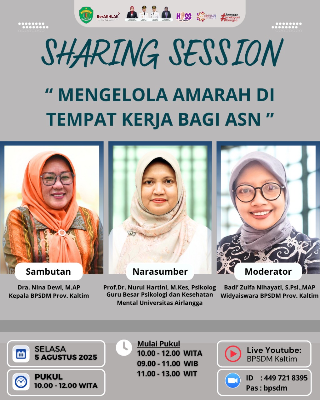 Sharing Session Eps 88 Tema   Mengelola Amarah di Tempat Kerja bagi ASN
