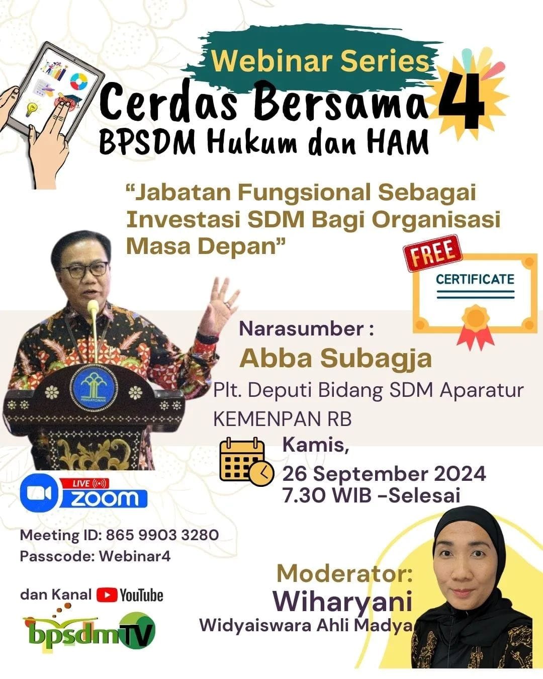 Jabatan Fungsional Sebagai Investasi SDM Bagi Organisasi Masa Depan