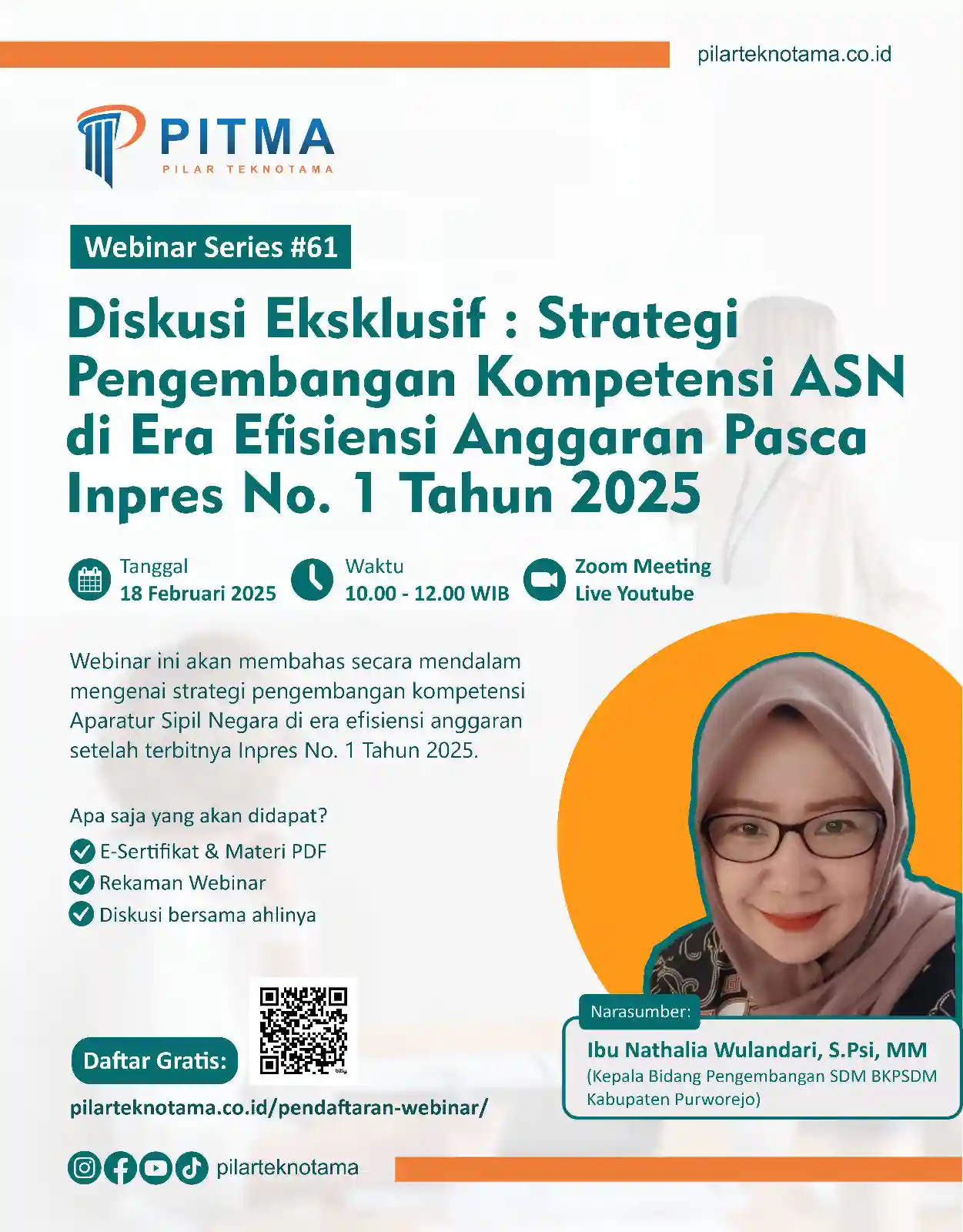 Diskusi Eksklusif   Strategi Pengembangan Kompetensi ASN di Era Efisiensi Anggaran Pasca Inpres No  1 Tahun 2025