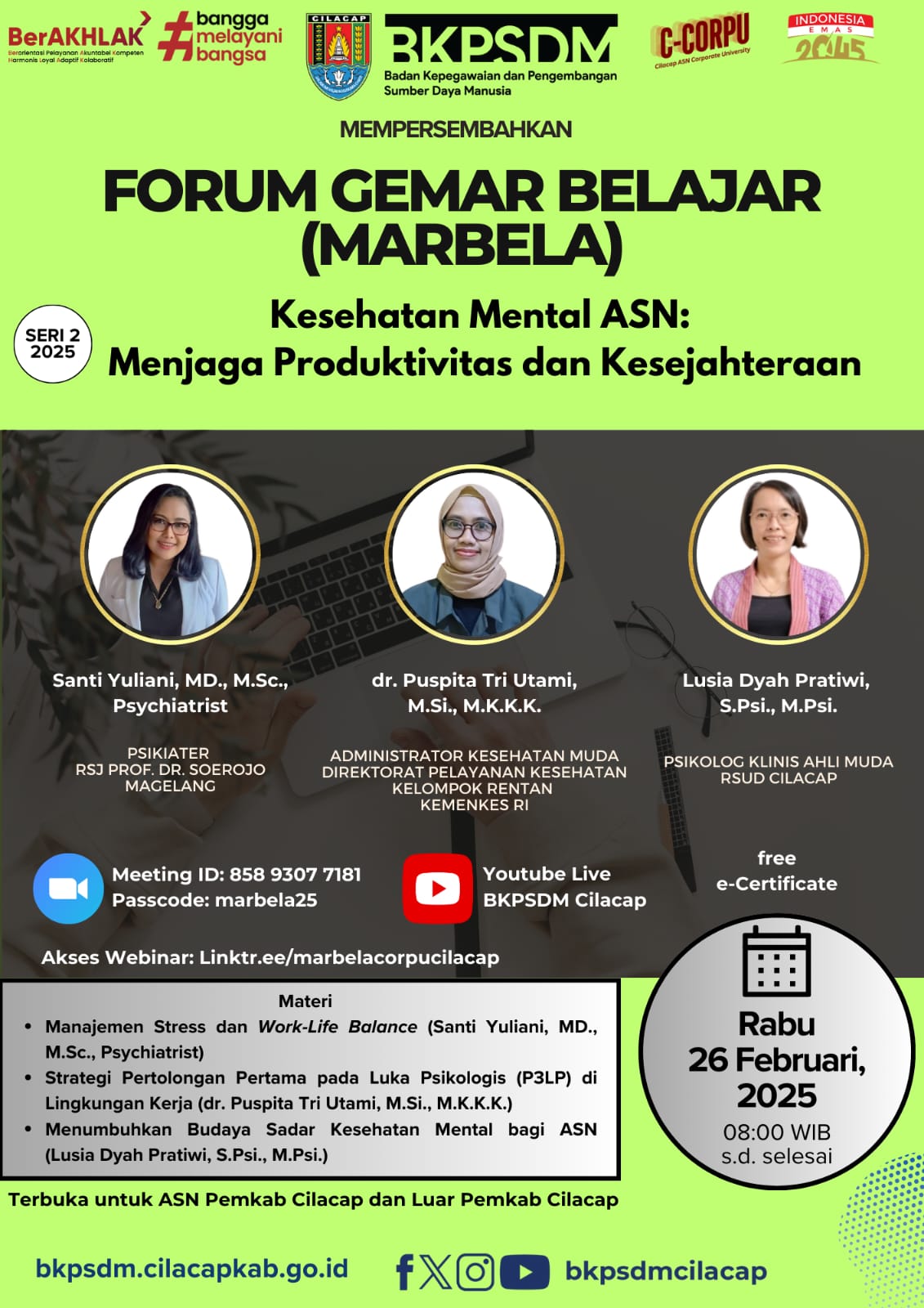 Kesehatan Mental ASN  Menjaga Produktivitas dan Kesejahteraan
